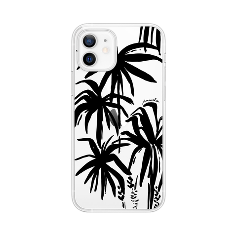 'Midnight Palms' Clear Case